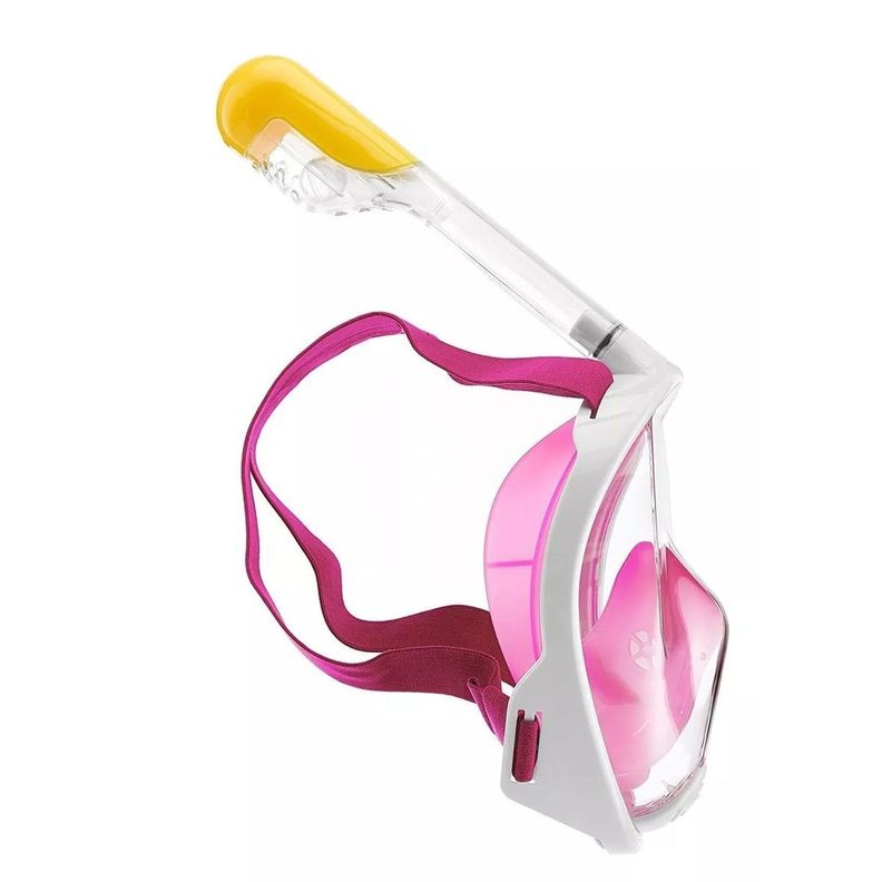 Mascara Snorkel Mascara De Buceo Fullface Completa rosa-1
