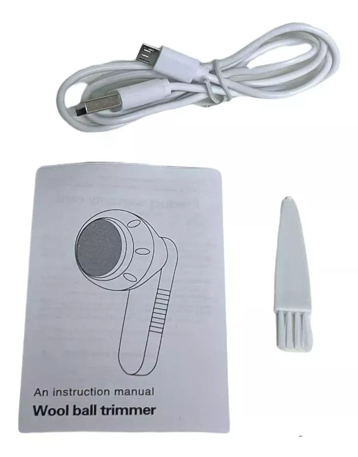 Quita Pelusa Ropa Eléctrico blanco -2