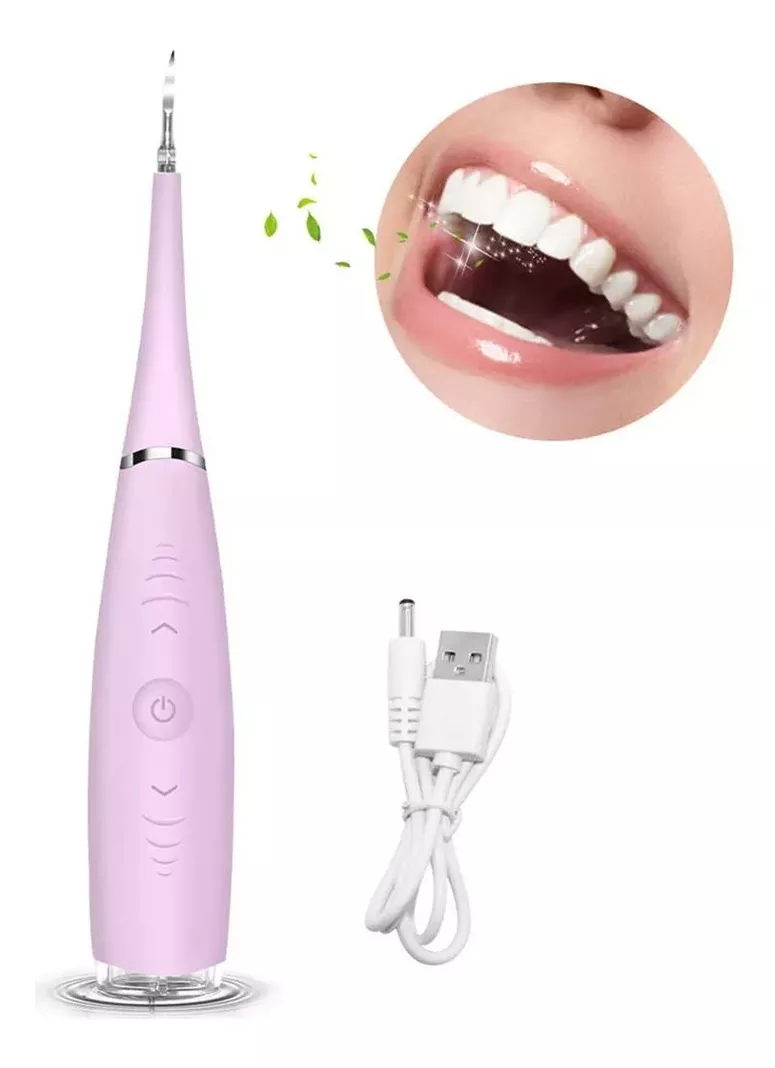 Eliminador De Sarro Dental Removedor De Sarro Usb rosa-0