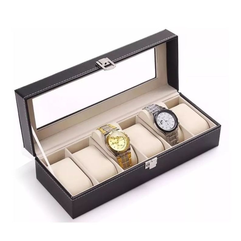 Organizador De Relojes Estuche 6 piezas-0