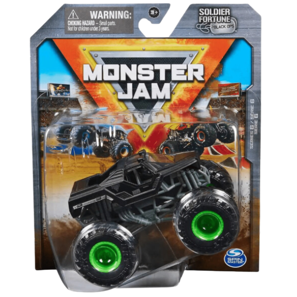 Monster Jam Vehículo Metálico 1:64 Soldier Fortune-0