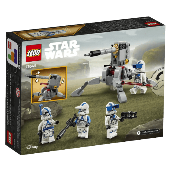 Star Wars Pack de Combate Clon Troopers de la 501 119 Piezas 75345-0