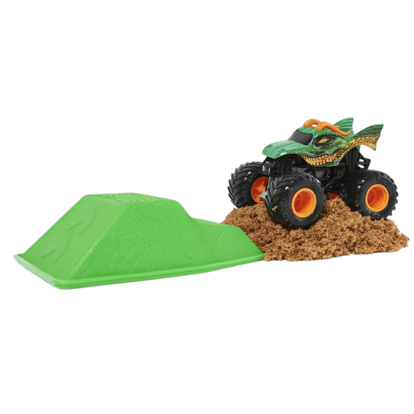 Monster Jam Vehículo Dragone + Kinetic Sand-2