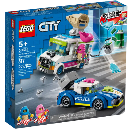 Lego City Ice Cream Truck Police Chase 317 Piezas 60314-0