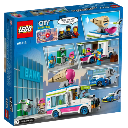 Lego City Ice Cream Truck Police Chase 317 Piezas 60314-1