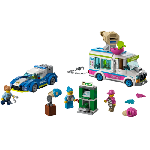 Lego City Ice Cream Truck Police Chase 317 Piezas 60314-2