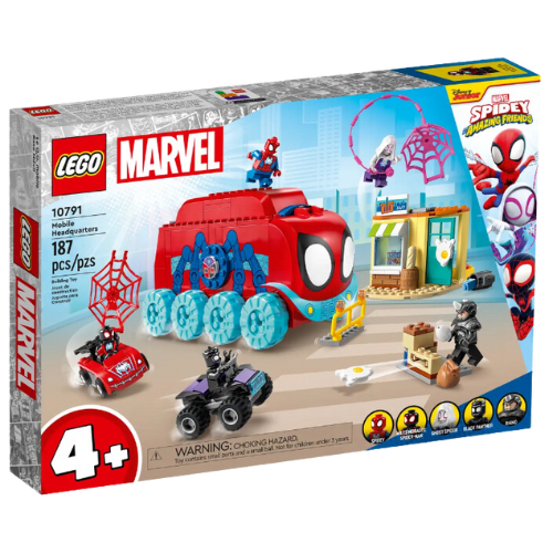 Lego Marvel Spidey Amazing Friends Base Móvil 187 Piezas 10791-0