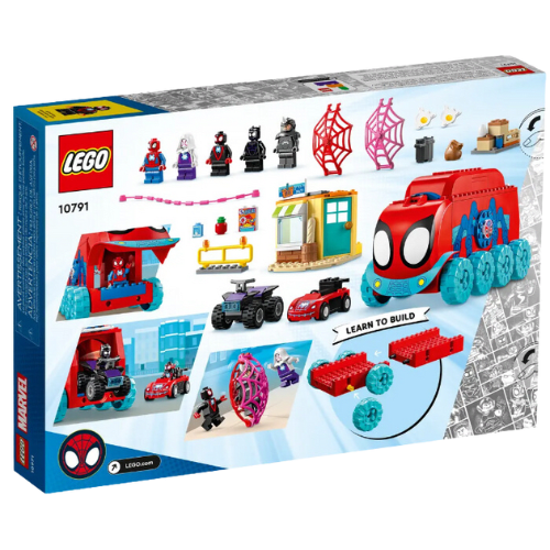 Lego Marvel Spidey Amazing Friends Base Móvil 187 Piezas 10791-1