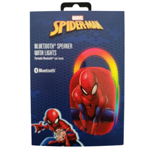 Parlante Bluetooth C/Luces Marvel Spiderman -1
