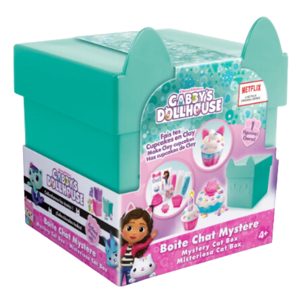 Gabby´S Dollhouse Misteriosa cat Box ¡Haz Cupcakes de Clay!-0