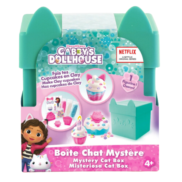 Gabby´S Dollhouse Misteriosa cat Box ¡Haz Cupcakes de Clay!-1
