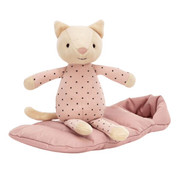 Peluche Snuggler Gato Con Saco de Dormir-0
