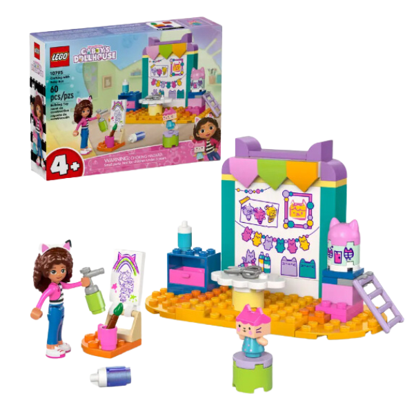 Dream Works Gabby´S Dollhouse Creaciones Con Bebé Caja 60 Piezas 10795-1