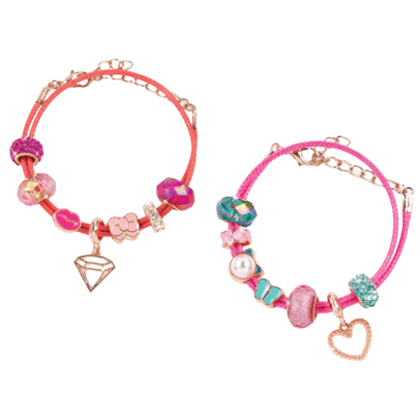 Pulseras de Charms de Halo Bella Rosa 17 Piezas-2