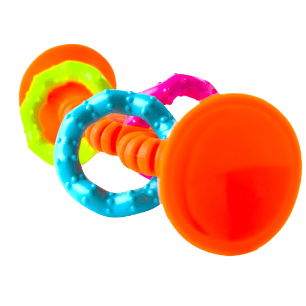 Pipsquigz Loops Orange Mordedores y Sonajeros Sensorial-1