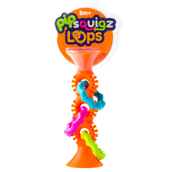 Pipsquigz Loops Orange Mordedores y Sonajeros Sensorial-2