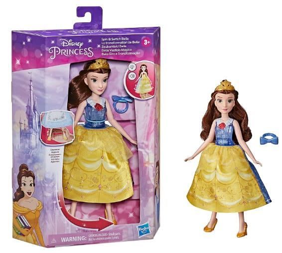 Muñeca Bella Vestido Mágico Disney Princess-0
