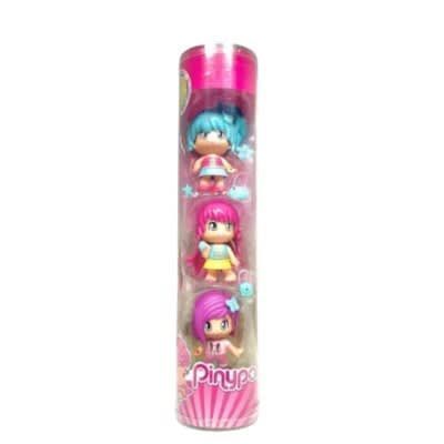 Pinypon Pack 3ú. Muñecas en Tubo-0