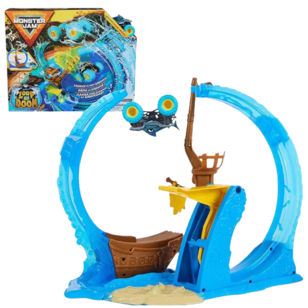 Monster Jam Playset Megalodon Loop Of Doom-0