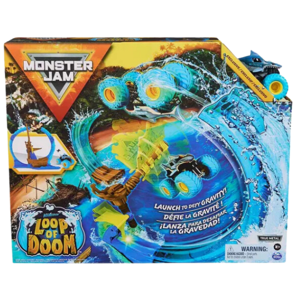 Monster Jam Playset Megalodon Loop Of Doom-1