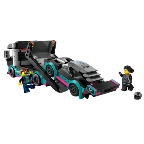 Lego City Auto de Carreras y Camión de Transporte 328 Piezas 60406-0