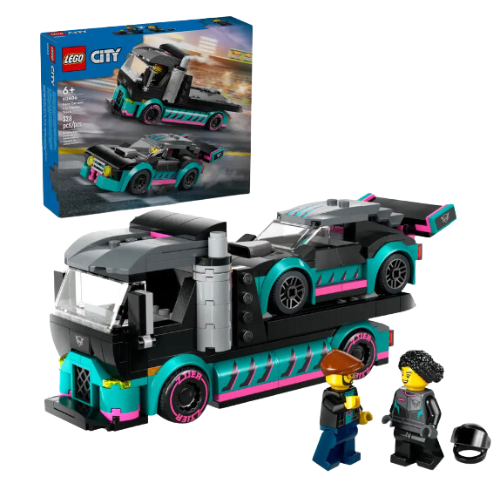 Lego City Auto de Carreras y Camión de Transporte 328 Piezas 60406-1