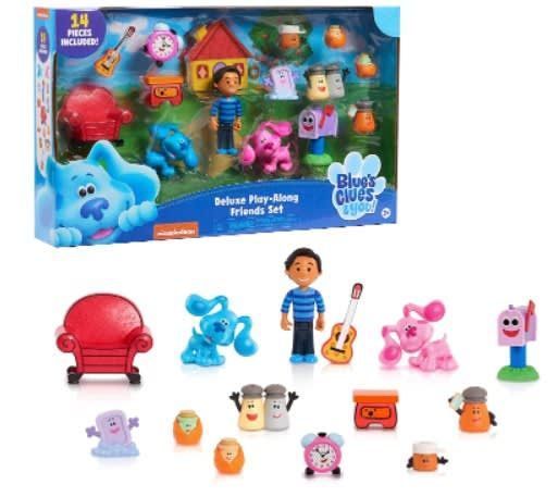 Pistas de Blue y Tu Set Amigos Deluxe Play-Along Friends (14 Piezas)-0