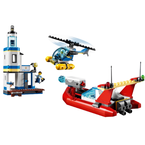 Lego City Policías y Bomberos:Misión en la Costa 297 Piezas 60308-1