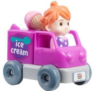 Cocomelon Vehículo Build a Car 4 Piezas Yoyo Ice Cream Truck-0