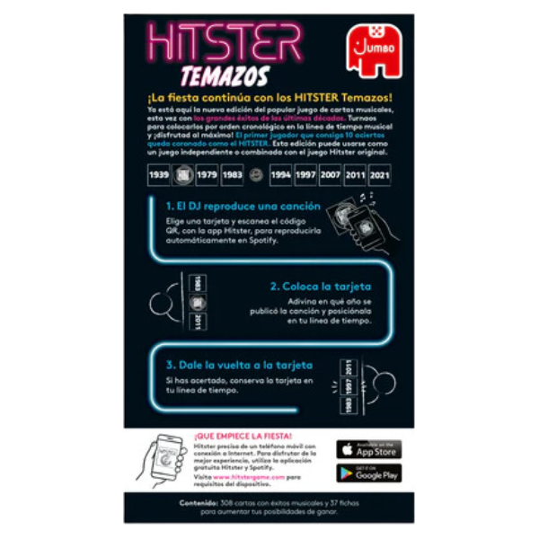 Jumbo Diset Juego Hitster Temazos-2