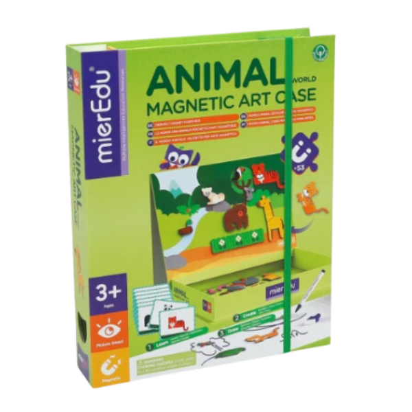 Estuche de Arte Magnético Mundo Animales-0