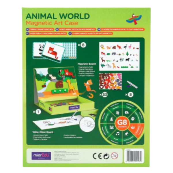 Estuche de Arte Magnético Mundo Animales-3