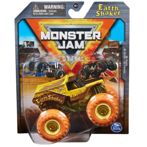 Monster Jam Vehículo Metálico 1:64 Earth Shaker-0