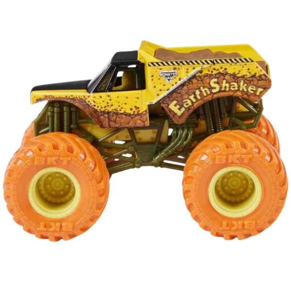 Monster Jam Vehículo Metálico 1:64 Earth Shaker-1