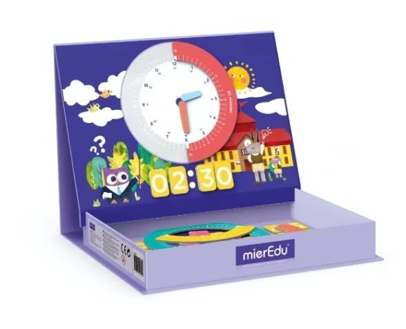  Juego Magnético Aprender La Hora-1