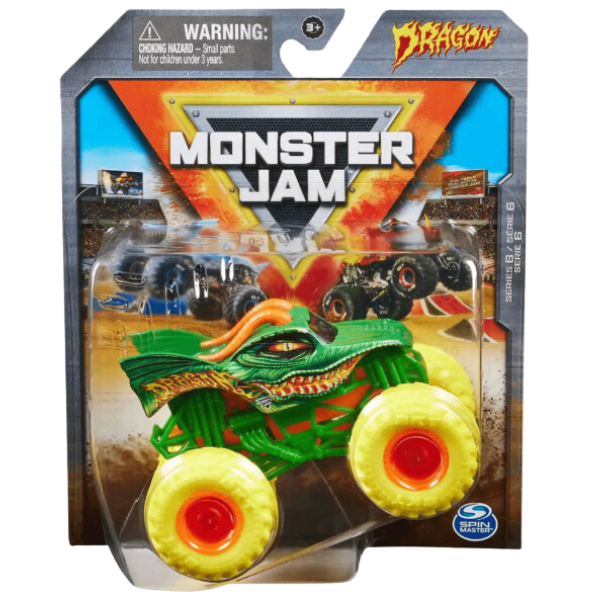 Monster Jam Vehículo Metálico 1:64 Dragone-0