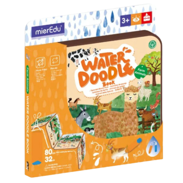  Libro para Pintar C/Agua Animales de la Granja-0