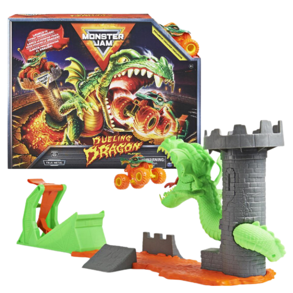 Monster Jam Playset Duelo Dragón-0