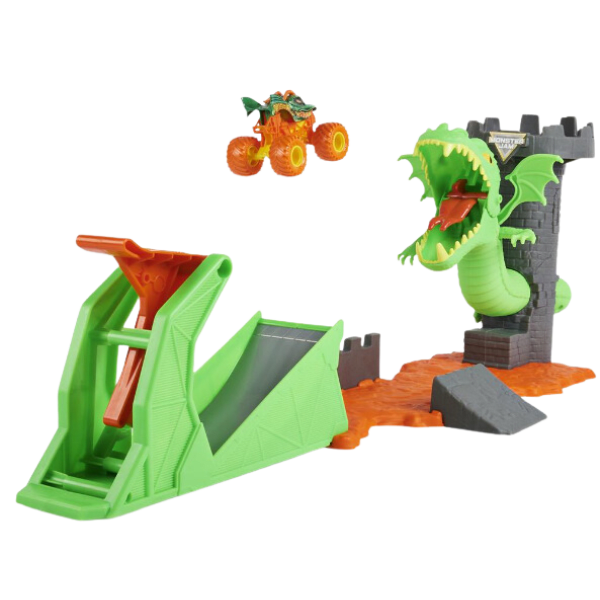 Monster Jam Playset Duelo Dragón-1