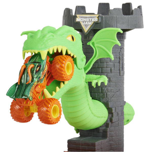 Monster Jam Playset Duelo Dragón-2