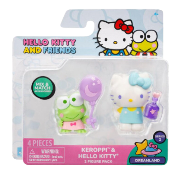 Hello Kitty Pack 2 Figuras Keroppi & Hello Kitty-1