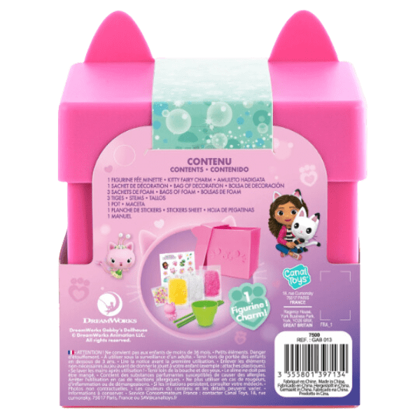 Gabby´S Dollhouse Misteriosa cat Box ¡Haz Flores de Foam!-0