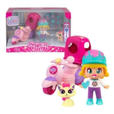 Pinypon Moto C/Muñeca 8cm.-0