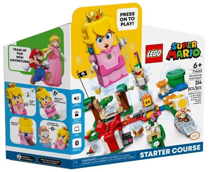 Super Mario Recorrido Inicial Adventures With Peach 354 Piezas 71403-0