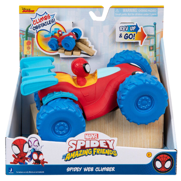 Marvel Spidey Amazing Friends Vehículo Escalador de Telaraña de Spidey-0
