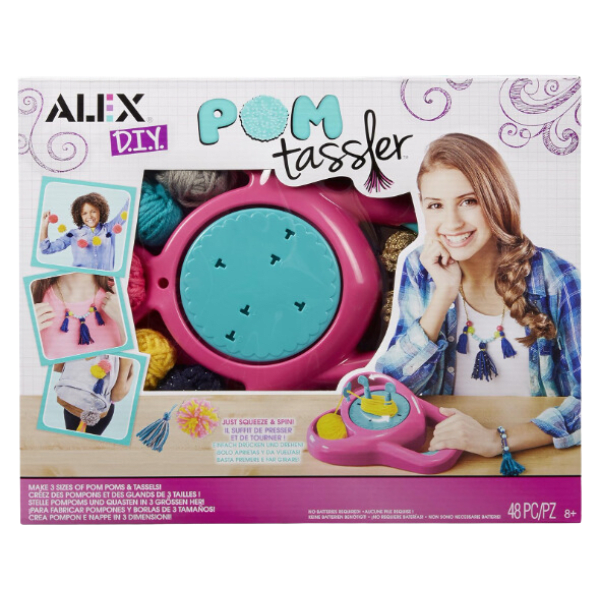 Pom Tassler Máquina Hacer Pompones D.I.Y.-0