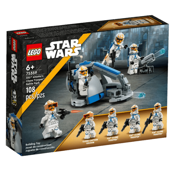 Star Wars Pack de Combate:Clon Troopers de la 332 de Ahsoka 108 Piezas 75359-2