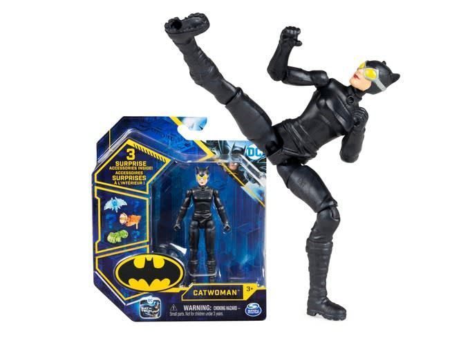Catwoman Figura Básica 4" con 3 Accesorios 6055946-0