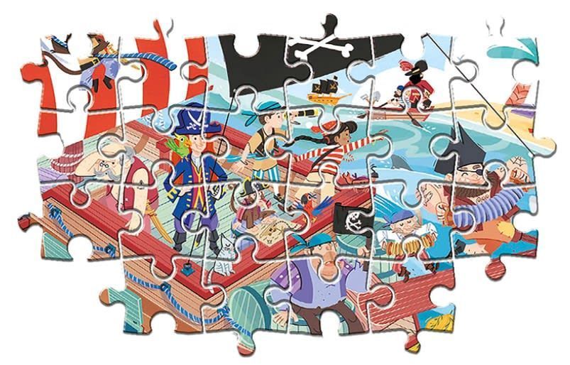 Puzzle 24 Piezas Maxi Piratas-0