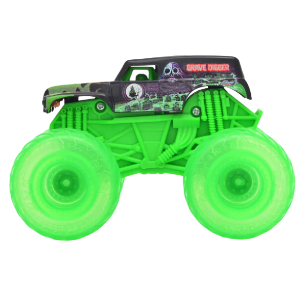 Monster Jam Vehículo Con Luz 1:43 Grave Digger-1